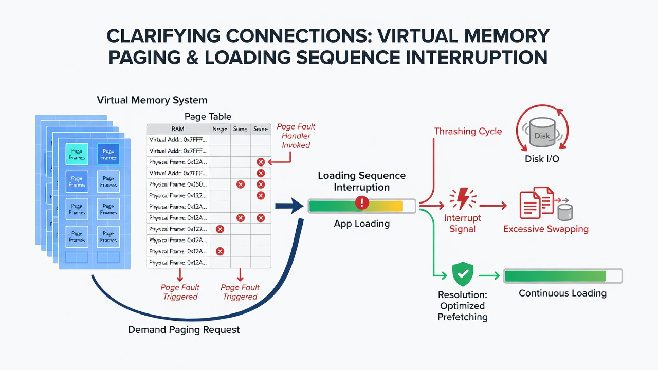 Graph showing page fault frequency aligned with loading interruptions in expansive RPG gameplay sessions